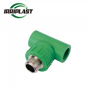 [Hot Item] High Quality PPR Plastic Pipe Fitting Male Threaded Tee