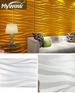 [Hot Item] Mywow 3D Wall Panels White Diamond Design Pack of 12 Tiles