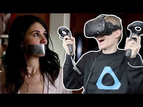 ESCAPING FROM DEADLY KIDNAPPERS | A-Escape Room VR (HTC Vive Gameplay)