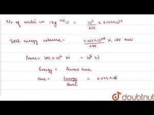 In a neutron induced fission of `_92U^235` nucleus, usable energy of 185 MeV is released. If `_9...