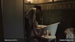 Kirsten Dunst topless in a movie