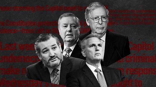 One Year Since Capitol Riot, Republicans Try to Shift Blame. But Here's What They Said at the Time