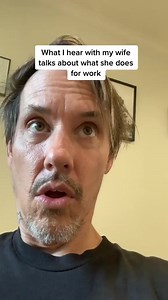 What I hear when my wife talks about work. Am I the only one? #wife #brain #comedy #creator #orangecountyrocker | Orange County Rocker