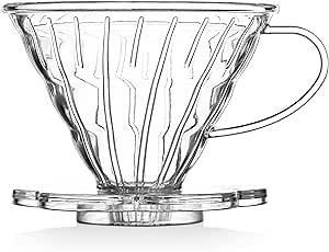 Bincoo Pour Over Coffee Dripper With Handle, Slow Drip Coffee Filter, Pour Over Coffee Maker for Single Cup Brew