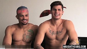 Brazilian gay flip flop with cumshot
