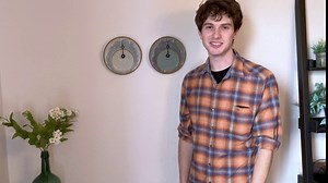 Georgetown Pottery Tide Clock - Purple Wave