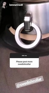 The 50mm in aluminium with steel front and ring fits Lorena fantastic well! | Swedish Collar