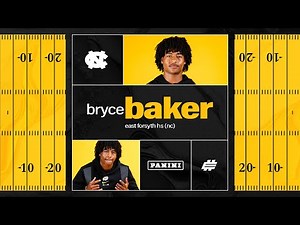 BRYCE BAKER » NORTH CAROLINA (Panini x Elite 11 QB Breakdown)