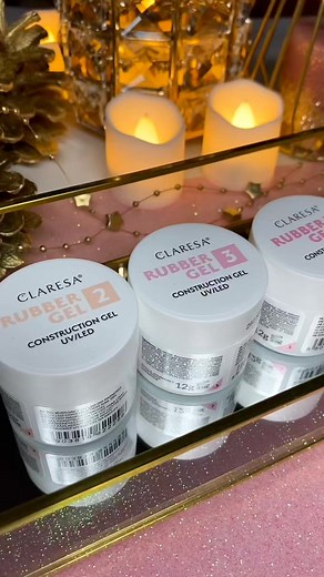 5.3K views · 12 reactions | Przegląd wszystkich żeli RUBBER!  Gęsty, tiksotropowy żel odporny na temperaturę otoczenia ❤️ #claresa #claresanails #rubbergel #rubbergelclaresa #gelnails #paznokcieżelowe | Claresa | Facebook