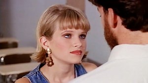 Sue Scanlon pours out her heart to her teacher, Gil Myers -- and then leaves his classroom in tears! | Beverly Hills 90210