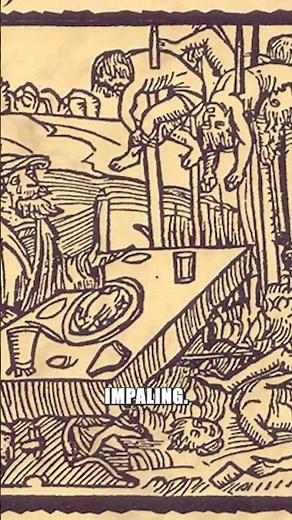 THE REAL TORTURE OF DRACULA, VLAD THE IMPALER‼️#shorts #punishment