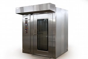 [Hot Item] Industrial 64 Trays Bread Cake Pizza Baking Rack Gas Steam Rotary Convection Oven Machine Manufacturer