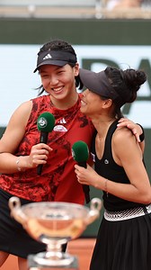55K views · 422 reactions | Su-Wei Hsieh and Xinyu Wang are your 2023 Women’s Doubles Champions  #RolandGarros | ROLAND-GARROS | Facebook