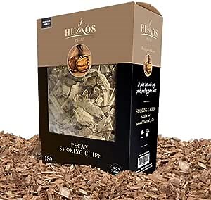 Apple Smoking Wood Chips for BBQ, Smoker, Kamado and Gas, Charcoal & Electric Grill (Pecan)