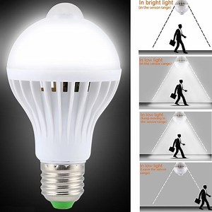 [Hot Item] PIR Smart E27 Motion Sensor Light Sensor 220V 5W LED Bulb