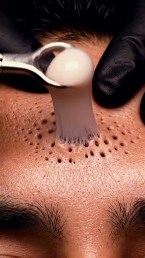 Clinical Forehead Comedone Extraction | Dermatology Macro ASMR #dermatology