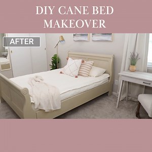DIY Cane Bed Makeover | Pretty Distressed