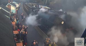 Happy New Year from all of us at Railcam 📸 Who caught the 'Whistle Up' across the heritage cameras to mark the beginning of #Railway200, a year-long celebration of 200 years since the birth of the modern railway in the UK 🚂 North Yorkshire Moors Railway #grosmont | Railcam