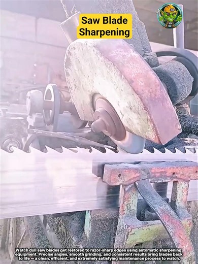 Automatic Saw Blade Sharpening Machine in Action ⚙️✨