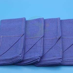 [Hot Item] Medical Use Disposable Blue Cotton Hand Towel Huck Towel