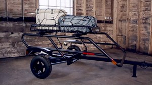 Yakima SkinnyWarrior Cargo Basket, Long and Narrow Roof Rack for Yakima Streamline Crossbars