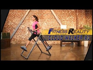 2410 - FITNESS REALITY Zero Impact Cloud Walker X3 with Heart Pulse Sensors