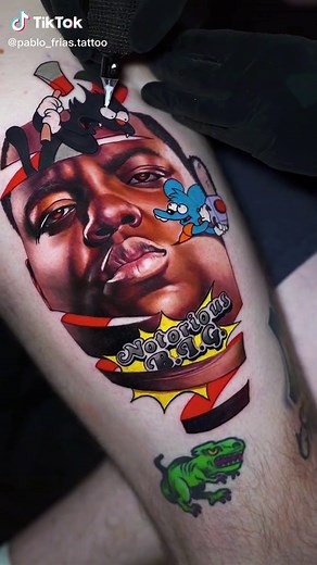 The Notorious B.I.G Tattoos - Tribute to the Rap Legend