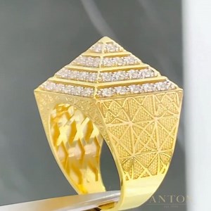 11K views · 18 reactions | Shop Our Cubic Zirconia Pyramid Ring ✨ $5,320 10kt ✦ Unique ✦ Fashionable ✦ Trendy International Shipping Available  #goldjewelry #rings #anton #eastgates #trincitymall #thefallsatwestmall #portofspain | Anton Est 1996 | Facebook