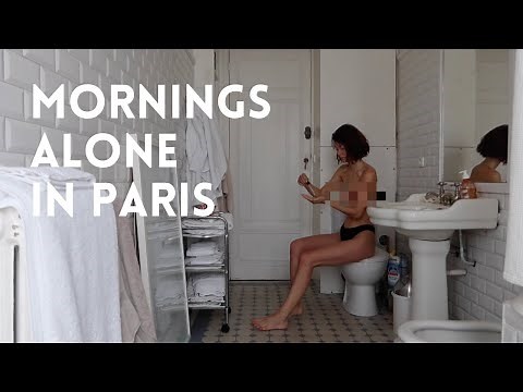 Living alone in Paris - Morning routine