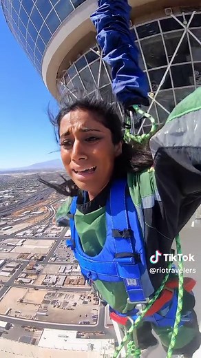 Adrenaline Rush: Experiencing the Sky Jump at the Stratosphere in Las Vegas