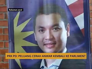 PRK PD: Peluang cerah Anwar kembali ke Parlimen?