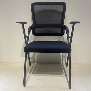 [Hot Item] Training Folding Chair with Breathable Mesh Back and Adjustable Height for Comfort