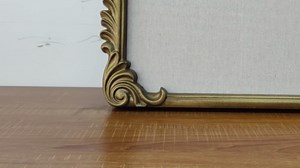 Arch Fabric Pin Board, 19" x 27" Vintage Bulletin Board with Gold Frame - Ornate Large PinBoard for Wall Decor, Home Office, Classroom, Studio, Bedroom to Display Photos, Notes, Reminders