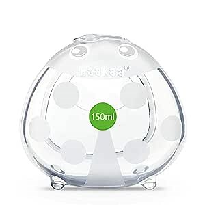 Haakaa Wearable Breast Milk Collector - 5oz/150ml Breast Shells Nursing Cup for Breastfeeding, Soft Silicone BPA Free (1PC)