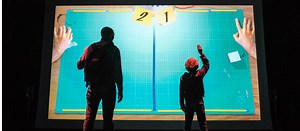 Biborg crée une expérience de motion design sur le jeu Pong