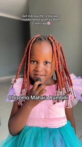 127K views · 2.3K reactions | I had a whole list of what I would name my daughters. God sent me the 12 disciples and I used the list to middle name them❤️ I was so glad to use all the names I had on my list | Kukaya Kwithu Foundation | Facebook