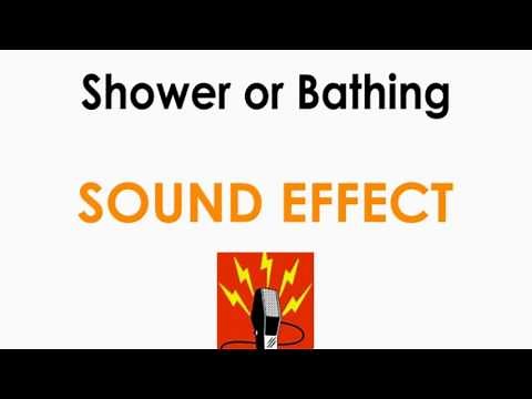 Showering and Bathing Sound Effect ♪