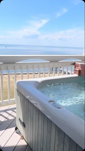 Golden hour looks even better from the hot tub at Sunsets Galore – RSR3C 🌅💦 This top-floor, end-unit condo at Rodanthe Sunset Retreat offers panoramic sound views, a private deck with Adirondack seating & a two-person swing, and an unforgettable front-row seat to every OBX sunset. 3 bedrooms, luxury touches, and dog-friendly comfort — plus a hot tub with that view. Ready for slower evenings and stunning skies? 📍Book your stay at First Flight Rentals 🔗 firstflightrentals.com #FirstFlightRenta