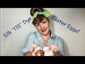 Silk 'TIE' Dye Easter Eggs! - Retro Time Machine