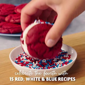 Celebrate summer with these festive red, white, and blue recipes that are sure to make fireworks fly at any Fourth of July feast. Get them all at SavoryOnline. | SavoryOnline