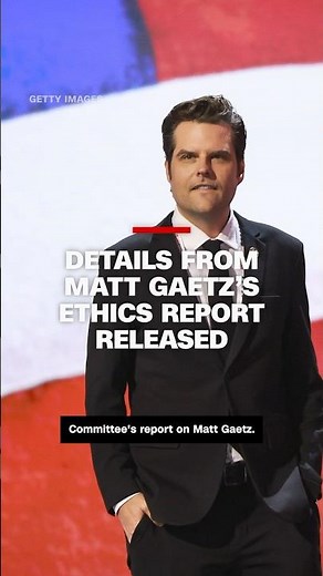 Details from Matt Gaetz’s Ethics Report released #cnn #news #mattgaetz #politics
