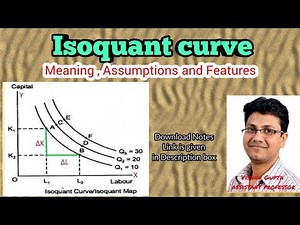 Isoquant curve meaning assumptions and features