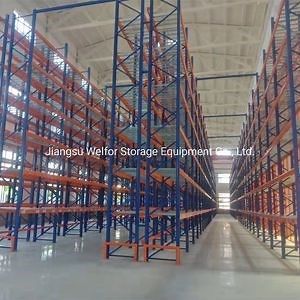[Hot Item] Wire Mesh Decking-Equipped Racks with Heavy-Duty Pallet Storage for Industrial Warehouses
