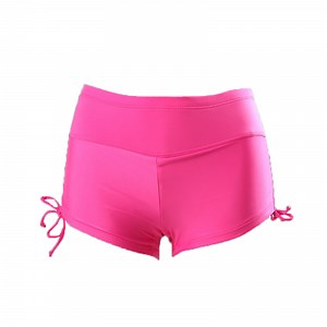 [Hot Item] Sports Swim Shorts Girl Women Water Sport Gym Sauqre Leg Swimming Briefs Nylon Spandex