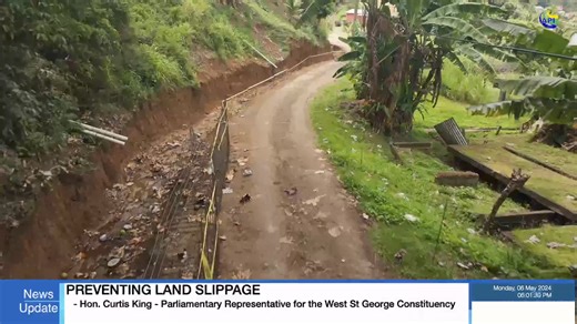 1.5K views | Control water to avoid land slippage - MP West St George #API #superiorjournalism | API - The Agency For Public Information : St. Vincent and the Grenadines | Facebook