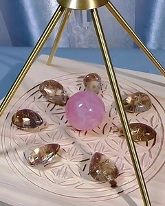 Multifunctional pyramid display stand, 😱so awesome👍 #crystal | SD Crystal