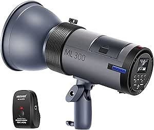 Neewer ML300 300W GN60 Outdoor Studio Flash Strobe Li-ion Battery Powered Cordless Monolight