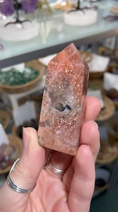 Beautiful and rare Arusha Sunstone, this rainbow disco ball effect is just stunning! 🌈✨ Find select Arusha Sunstone pieces on the website now in the new in section, or give us a message if you would like to see our full collection What crystal should I talk about next? | The Crystal Shop