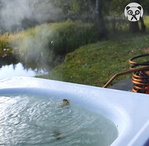 Amazingly Turning Bath Tub Into A Hot Tub! | Bored Panda Art