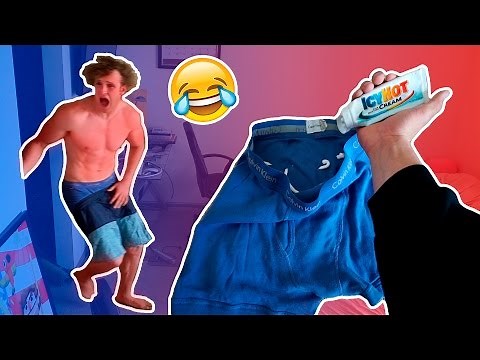 I PUT ICY HOT IN MY BROTHERS BOXERS (PRANK WARS)